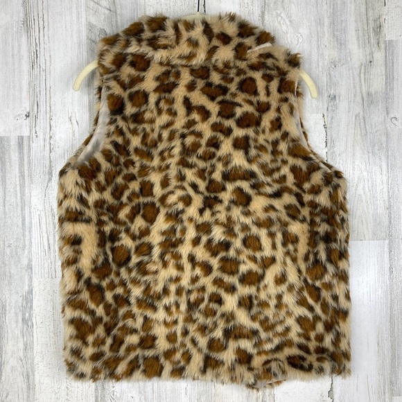 Vintage Leopard faux fur vest - Picture 2 of 4